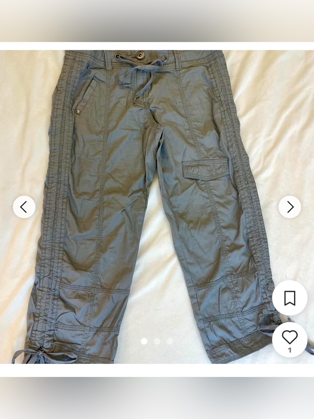 gray cargo pants by Freestyle